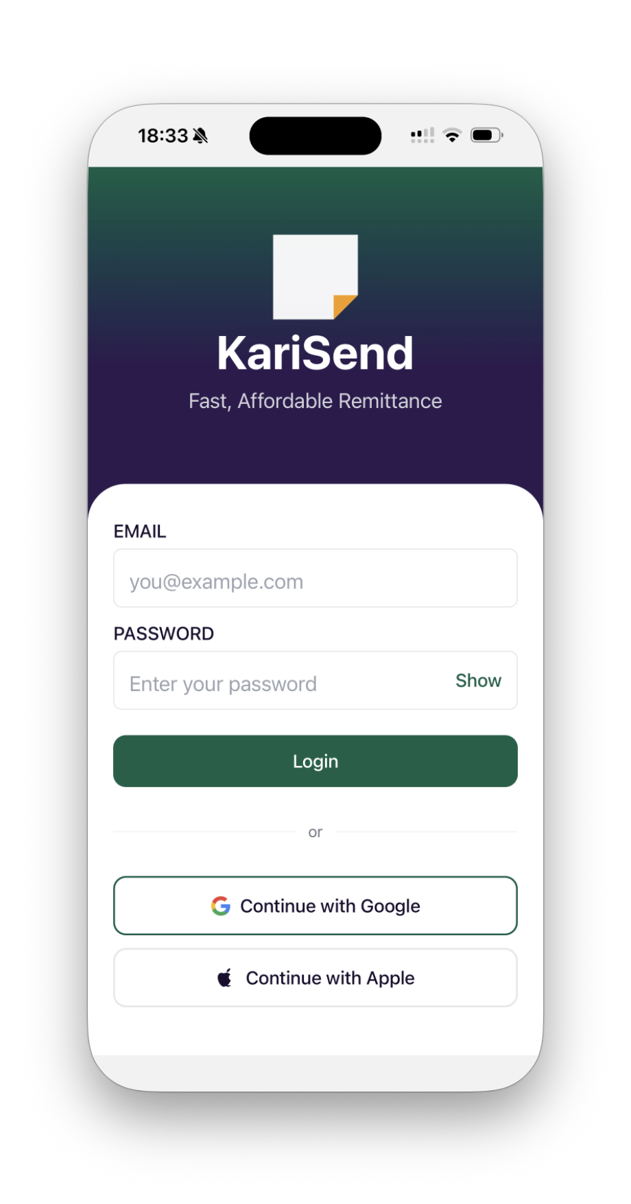 Secure Biometric Login